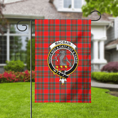 MacBain Tartan Crest Garden Flag