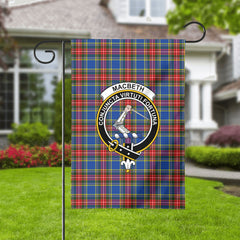MacBeth Modern Tartan Crest Garden Flag