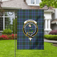 MacInnes Modern Tartan Crest Garden Flag