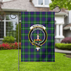 MacIntyre Hunting Modern Tartan Crest Garden Flag