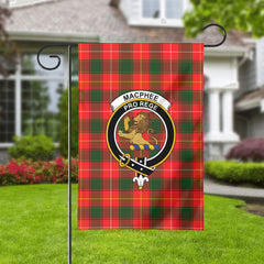 MacPhee Modern Tartan Crest Garden Flag
