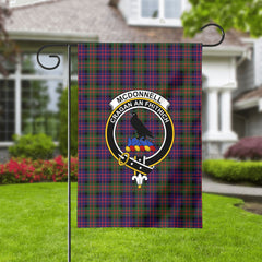 McDonnell of Glengarry Modern Tartan Crest Garden Flag