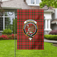 McKinnon Modern Tartan Crest Garden Flag