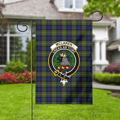 McLaren Modern Tartan Crest Garden Flag