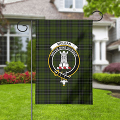 McLean Hunting Tartan Crest Garden Flag
