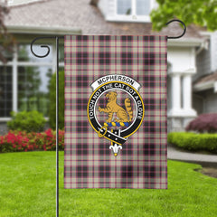 McPherson Hunting Ancient Tartan Crest Garden Flag