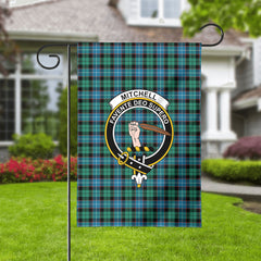 Mitchell Ancient Tartan Crest Garden Flag
