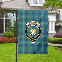 Oliphant Ancient Tartan Crest Garden Flag