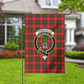 Somerville Tartan Crest Garden Flag