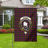 Tennant Tartan Crest Garden Flag