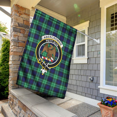 Abercrombie Tartan Crest Garden Flag