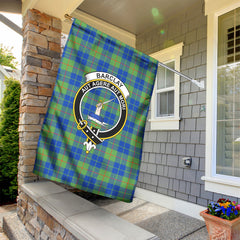 Barclay Hunting Ancient Tartan Crest Garden Flag