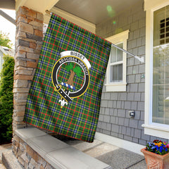Bisset Tartan Crest Garden Flag