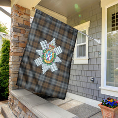 Black Watch Tartan Crest Garden Flag