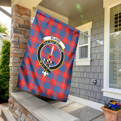 Blane Tartan Crest Garden Flag