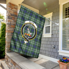 Blyth Tartan Crest Garden Flag