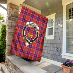 Cameron of Lochiel Modern Tartan Crest Garden Flag