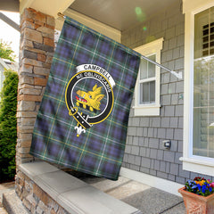 Campbell Argyll Modern Tartan Crest Garden Flag