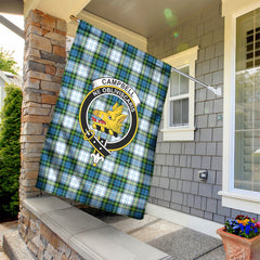 Campbell Dress Tartan Crest Garden Flag