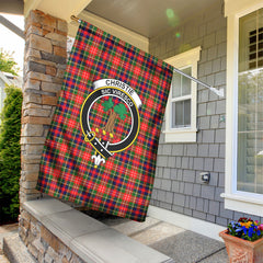 Christie Tartan Crest Garden Flag