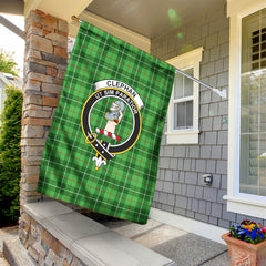 Clephan (or Clephane) Tartan Crest Garden Flag