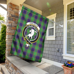 Colville Tartan Crest Garden Flag