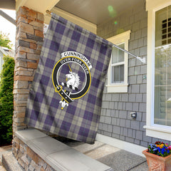 Cunningham Dress Blue Dancers Tartan Crest Garden Flag