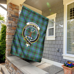 Davidson Ancient Tartan Crest Garden Flag