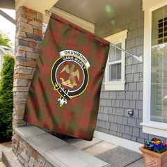 Drummond Clan Tartan Crest Garden Flag