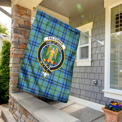 Falconer Tartan Crest Garden Flag