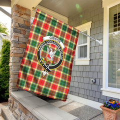 Gibson Tartan Crest Garden Flag