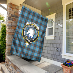 Horsburgh Tartan Crest Garden Flag