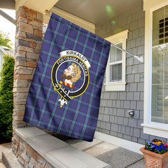 Kirkaldy Tartan Crest Garden Flag