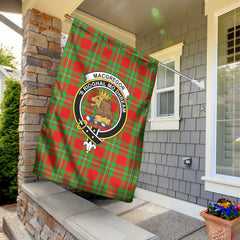 MacGregor Modern Tartan Crest Garden Flag