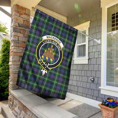 MacKenzie Modern Tartan Crest Garden Flag