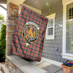 MacPherson Ancient Tartan Crest Garden Flag
