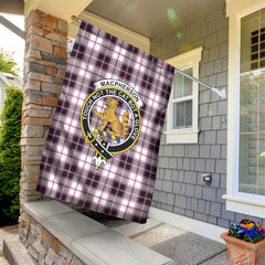 MacPherson Hunting Modern Tartan Crest Garden Flag