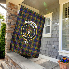 McClellan Modern Tartan Crest Garden Flag