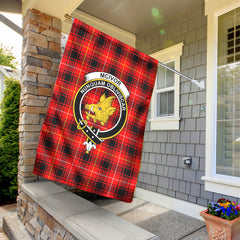 McIvor Tartan Crest Garden Flag