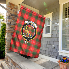 McPhee Tartan Crest Garden Flag