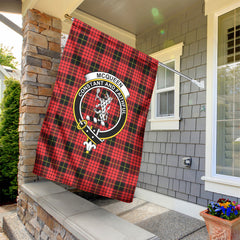 McQueen Modern Tartan Crest Garden Flag
