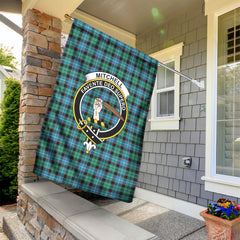 Mitchell Ancient Tartan Crest Garden Flag