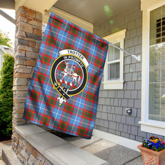 Trotter Tartan Crest Garden Flag