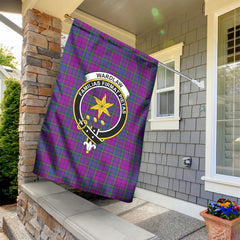 Wardlaw Modern Tartan Crest Garden Flag