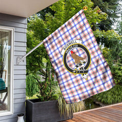 Boswell Modern Tartan Crest Garden Flag