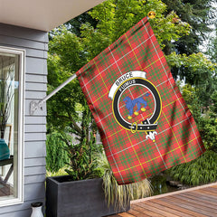 Bruce Modern Tartan Crest Garden Flag