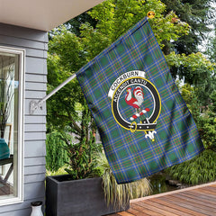 Cockburn Ancient Tartan Crest Garden Flag
