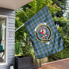 Cockburn Modern Tartan Crest Garden Flag