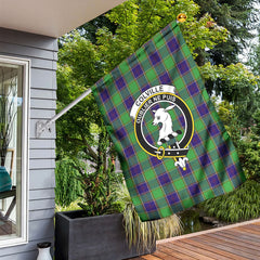 Colville Tartan Crest Garden Flag