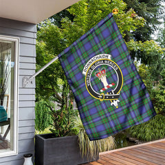 Donnachaidh Tartan Crest Garden Flag